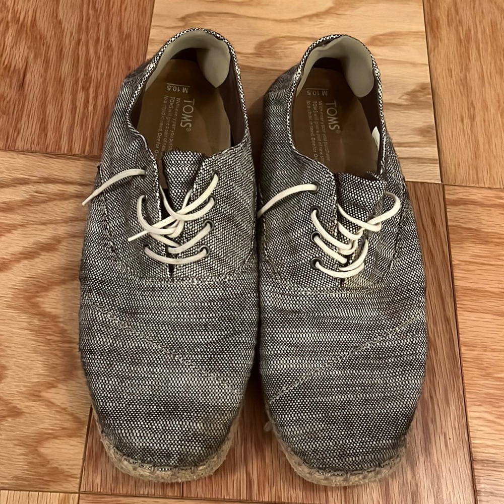 Toms Grey Casual Dress Shoes - Picture 1 of 2